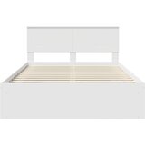  Krevetna konstrukcija Bijelo 140 x 190 cm Konstruirano drvo | Eponuda.com