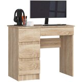 AKORD A-7 Računalniška Miza, Leva Izvedba, Hrast Sonoma, (5000332949) | Shoptok.si