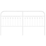  Metalno zamjensko uzglavlje bijelo 180 cm | shoptok.hr