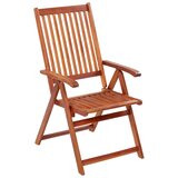 Maison Chic Zložljivi Vrtni Stoli - Stol za vrti 6 kosov trden akacijev les JS3043, (21876090) | Shoptok.si