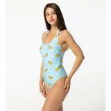 Aloha From Deer Woman's Duckbuoy Open Back Swimsuit SSOB AFD783