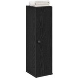 vidaXL Kupaonski ormarić s držačem za role crni 20,5x22x72 cm | shoptok.hr