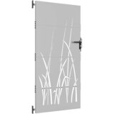  Vrtna vrata 85 x 200 cm od čelika COR-TEN s uzorkom trave | Eponuda.com