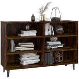 vidaXL Komoda dimljeni hrast 103,5x35x70 cm iverna plošča | Shoptok.si