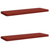  Jastučići za klupe - 2 dijela VUGHT 2 kom. 100% poliester - Crvena (melange) 150 x 50 cm 2 | shoptok.hr