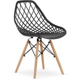 Brandless Stol SAKAI - črn x 4, (22030569) | Shoptok.si