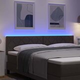  LED glava kreveta Smeđa 180 cm tkanina | shoptok.hr