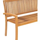  Složiva vrtna klupa s jastukom 159 cm od masovne tikovine | shoptok.hr
