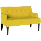  Chesterfield klupa Žuta 112 x 65,5 x 75 cm Baršun | shoptok.hr