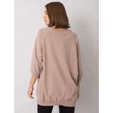 RUE PARIS Sweatshirt-RV-BL-6933.54-dark beige | Shoptok.si