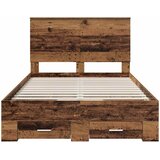  Krevetna konstrukcija Staro drvo 120 x 190 cm Konstruirano drvo | shoptok.hr