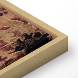  Slika - Mediterranean landscape - old tapestry with a hill and a lake 120x80 U prirodnom drvenom okviru | shoptok.hr
