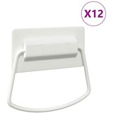  Ručke za ormariće 12 pcs Bijelo 85 x 45 mm Metal | shoptok.hr
