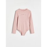 Reserved - Bombažni bodi z vezenino - Roza | Shoptok.si