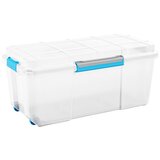 Box kutija za pohranjivanje Scuba L (D x Š x V: 78 x 39 x 35 cm, Plastika, Prozirno, S kotačićima) Cijene