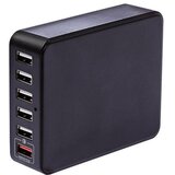 GRIXX 5 portni USB punjač + 1 brzi USB priključak | shoptok.hr