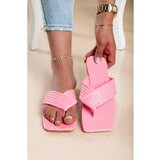 Fenzy Natikače S Četvrtastim Vrhom, Roze | shoptok.hr