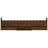 Kreveta s uzglavljem i podnožjem boja hrasta 75 x 190 cm | shoptok.hr