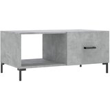 Maison Chic Klubska mizica - kavna mizica - Nizka mizica betonsko siva 90x50x40 cm konstruiran les, (21755434) Cene