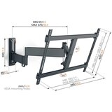 Vogels TV zidni nosac TVM 3645 crni 20° | shoptok.hr