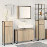  Set namještaja za kupaonicu Sonoma hrast Konstruirano drvo | shoptok.hr