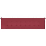  Jastuk za vrtnu klupu boja vina 200x50x4 cm tkanina Oxford | Eponuda.com