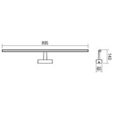  Redo 01-1675 - LED kupatilsko osvetljenje za ogledalo NEPTUNE LED/18W/230V IP44 | Eponuda.com