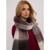 Wool Fashion Italia Scarf-AT-SZ-2312501.62-dark brown | Shoptok.si