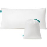 Songmics blazina 40 x 80 cm, polnilo 800 g, površina iz mehkega krtačenega poliestra, blazina pralna na 60°, z vrečko za shranjevanje, oblak bela TBP001W01, (21389210) Cene