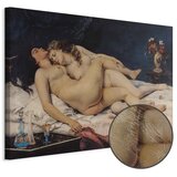  Slika - Gustave Courbet – Sleeping 120x80 Premium Print | shoptok.hr