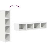 vidaXL Viseča omarica Riga Bela 20 x 29,5 x 100 cm Konstruiran les | Shoptok.si