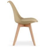  Stolica MARK - Tamno bež / Prirodne noge x 1 | shoptok.hr
