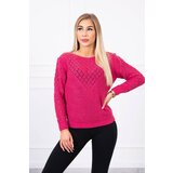 Kesi Openwork sweater fuchsia | Shoptok.si
