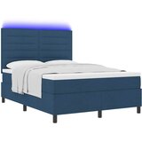  Krevet s opruga kutije s madracem Plava 160 x 200 cm tkanina | shoptok.hr