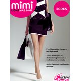 Pompea Mimi Ženske čarape Light massage, 20 DEN light sand, 1/2-S Cene