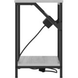 vidaXL Nočna omarica Siva sonoma 38 x 30 x 48 cm Konstruiran les | Shoptok.si