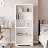 vidaXL Knjižna omara BODO bela 80x38x180 cm trdna borovina 5 polic Cene