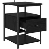  Noćni ormar 2 pcs Crni hrast 40 x 42 x 56 cm Konstruirano drvo | shoptok.hr