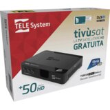TELE System Satelitski sprejemnik, DVB-S/S2 s pametno kartico tivùsat - TS9018 HD + kartice Tivusat | Shoptok.si