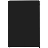 vidaXL Spremište za 4 kante za otpad crno 276 x 79 x 117 cm čelično | shoptok.hr