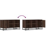  Klupa za cipele smeđi hrast Konstruirano drvo i metal Smeđa | shoptok.hr