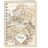 Play kolegij spiral 7, blokčić sa spiralom, Maps, 42 lista, A7 Evropa