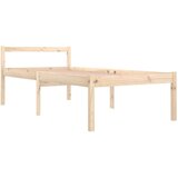  Krevet za starije osobe 90 x 190 cm mali od masivne borovine | shoptok.hr