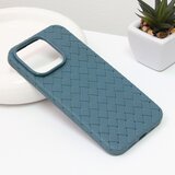  Torbica weave case za iphone 14 6.1 pro svetlo zelena Cene