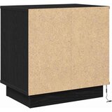  Noćni ormar Crni hrast 50 x 34,5 x 50 cm. Konstruirano drvo | shoptok.hr