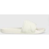 Calvin Klein Jeans Natikače SLIDE HIGH/LOW FREQUENCY za muškarce, boja: bijela, YM0YM00661 | shoptok.hr