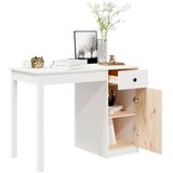 vidaXL Radni stol bijeli 100x50x75 cm od masivne borovine | shoptok.hr