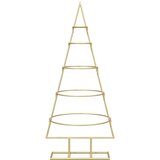 vidaXL Metalna božićna jelka Zlatno 90 cm Čelik s praškastim premazom | shoptok.hr