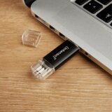 Intenso USB Flash drive 64GB, USB 3.2, USB-C, USB-A, Twist Line - USB3.2-64GB/Twist Line | shoptok.hr