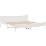 vidaXL okvir kreveta bez madraca bijeli 180x200 cm od masivne borovine | shoptok.hr